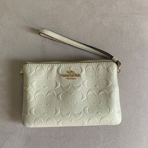 Coach Pouch with wrist strap